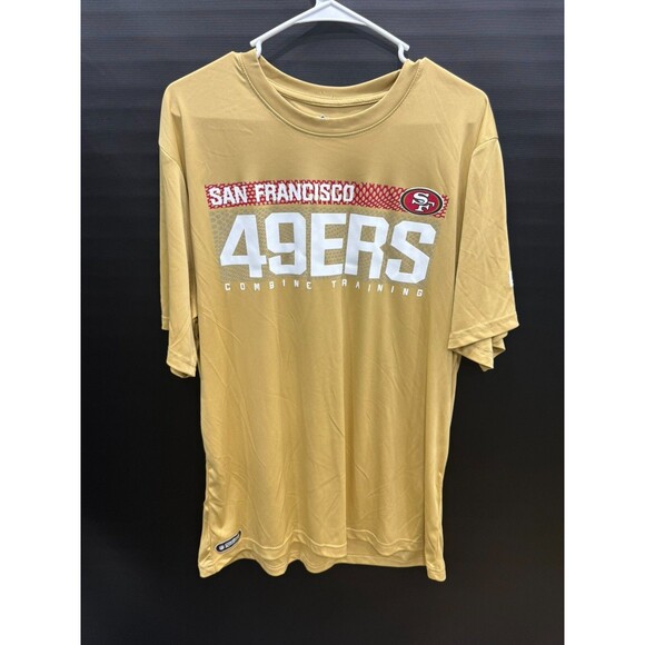 Official NFL New Era Apparel San Francisco 49ers Quick Dry Shirt NWT XL Read - Picture 1 of 9